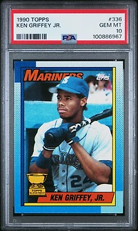 1990 Topps 336 Ken Griffey Jr. PSA