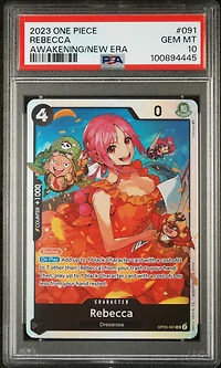 2023 One Piece Op05-awakening Of The New Era 091 Rebecca PSA 10