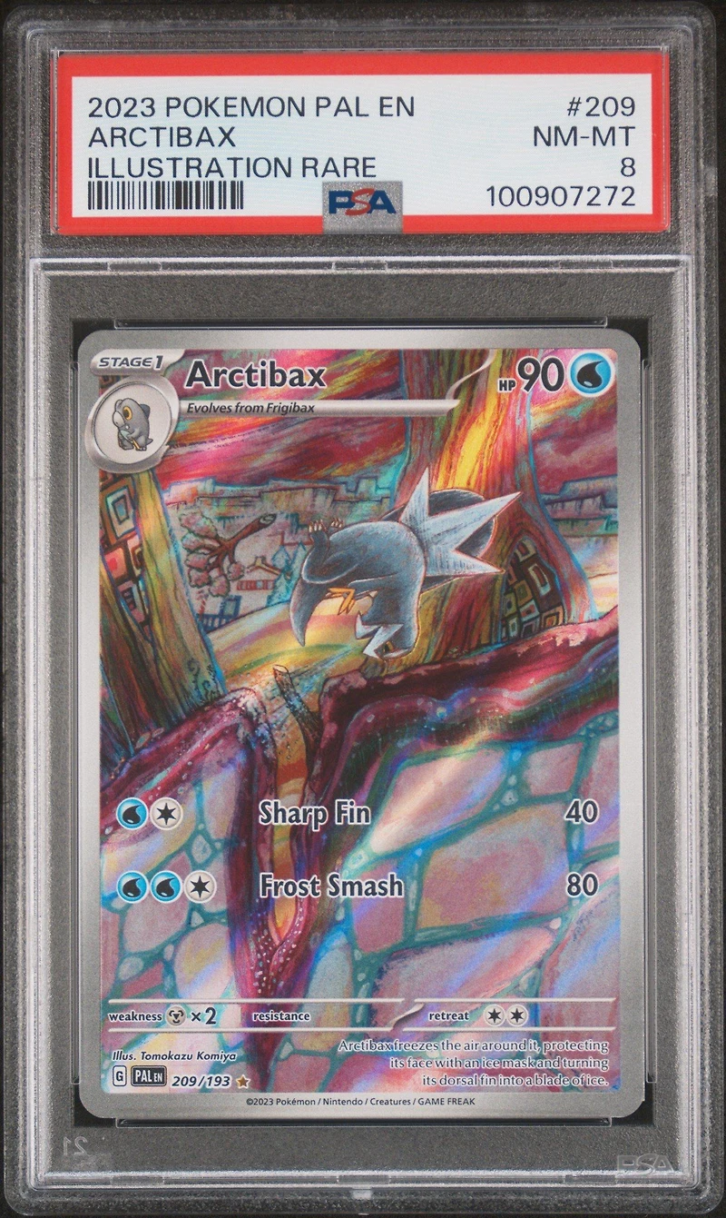 2023 Pokemon Pal En-paldea Evolved 209 Arctibax Illustration Rare PSA
