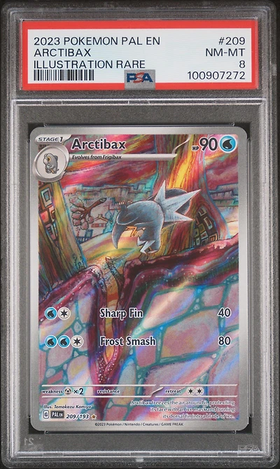 2023 Pokemon Pal En-paldea Evolved 209 Arctibax Illustration Rare PSA