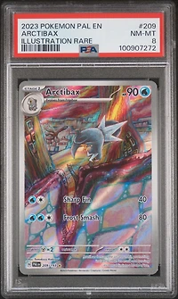 2023 Pokemon Pal En-paldea Evolved 209 Arctibax Illustration Rare PSA