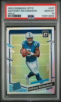 2023 Panini Donruss Optic 247 Anthony Richardson Holo PSA