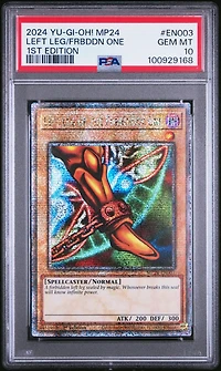 2024 Yu-gi-oh! Mp24-25th Anniversary Tin: Dueling Mirrors En003 Left Leg Of The Forbidden One 1st Edition PSA