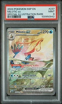 2024 Pokemon Ssp En-surging Sparks 237 Milotic Ex Special Illustration Rare PSA