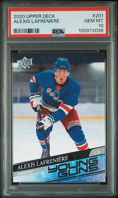 2020 Upper Deck 201 Alexis Lafreniere PSA
