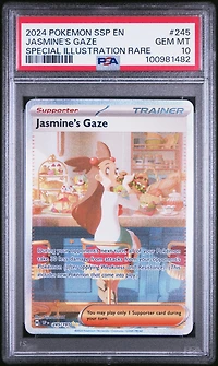 2024 Pokemon Ssp En-surging Sparks 245 Jasmine's Gaze Special Illustration Rare PSA