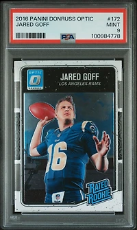 2016 Panini Donruss Optic 172 Jared Goff PSA