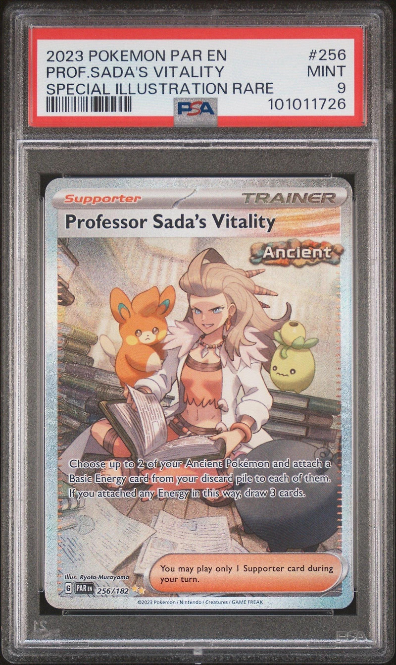2023 Pokemon Par En-paradox Rift 256 Professor Sada's Vitality Special Illustration Rare PSA