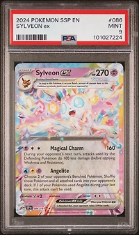 2024 Pokemon Ssp En-surging Sparks 086 Sylveon Ex PSA 9