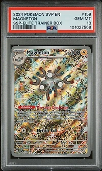 2024 Pokemon Svp En-sv Black Star Promo 159 Magneton Surging Sparks Elite Trainer Box PSA