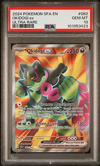 2024 Pokemon Sfa En-shrouded Fable 082 Okidogi Ex Ultra Rare PSA