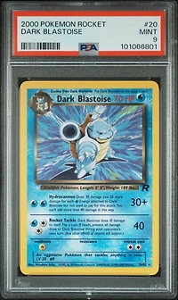 2000 Pokemon Rocket Dark Blastoise PSA