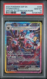 2024 Pokemon Ssp En-surging Sparks 240 Hydreigon Ex Special Illustration Rare PSA