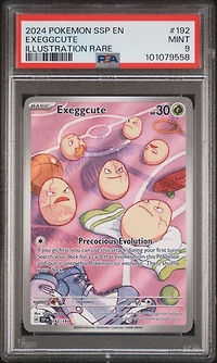 2024 Pokemon Ssp En-surging Sparks 192 Exeggcute Illustration Rare PSA