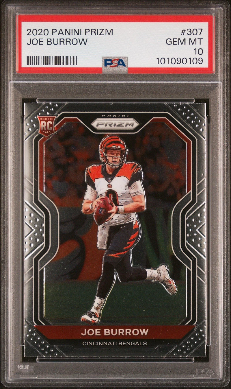2020 Panini Prizm 307 Joe Burrow PSA