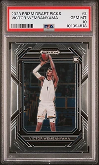 2023 Panini Prizm Draft Picks 2 Victor Wembanyama PSA