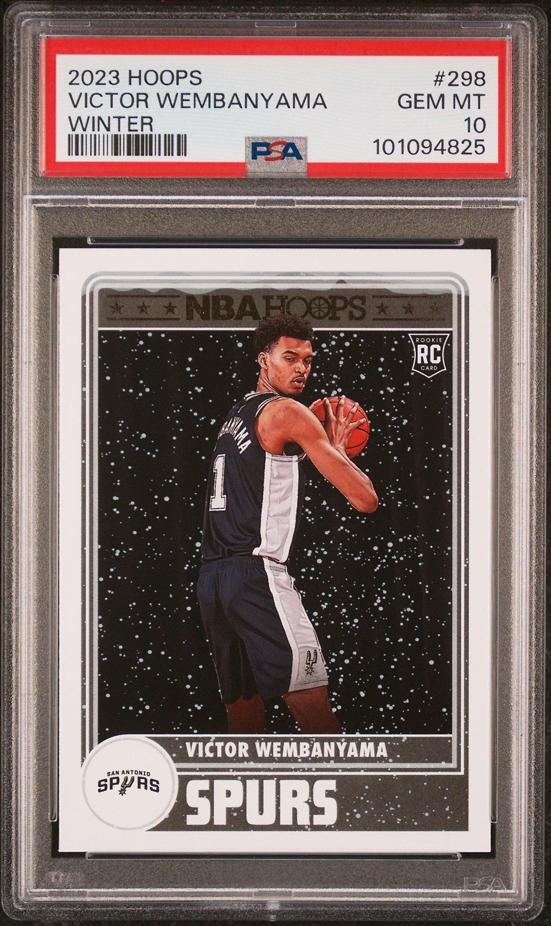 2023 Panini Nba Hoops Victor Wembanyama Winter PSA 10