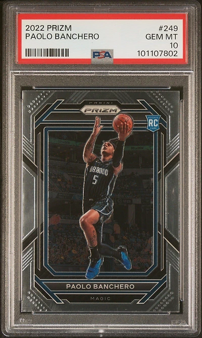 2022 Panini Prizm 249 Paolo Banchero PSA