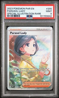 2023 Pokemon Par En-paradox Rift 255 Parasol Lady Special Illustration Rare PSA