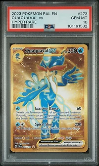 2023 Pokemon Pal En-paldea Evolved 273 Quaquaval Ex Hyper Rare PSA