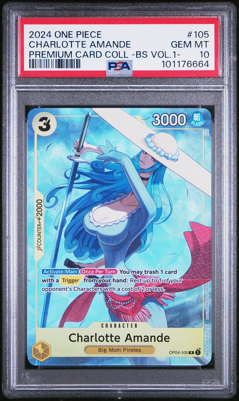 2024 One Piece Premium Card Collection -best Selection Vol.1- 105 Charlotte Amande PSA 10