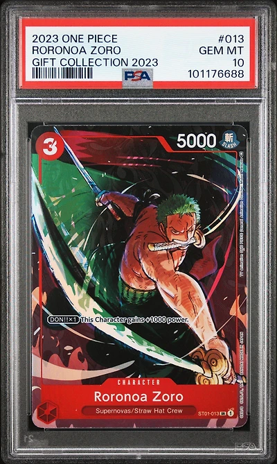 2023 One Piece Gift Collection 2023 013 Roronoa Zoro PSA 10