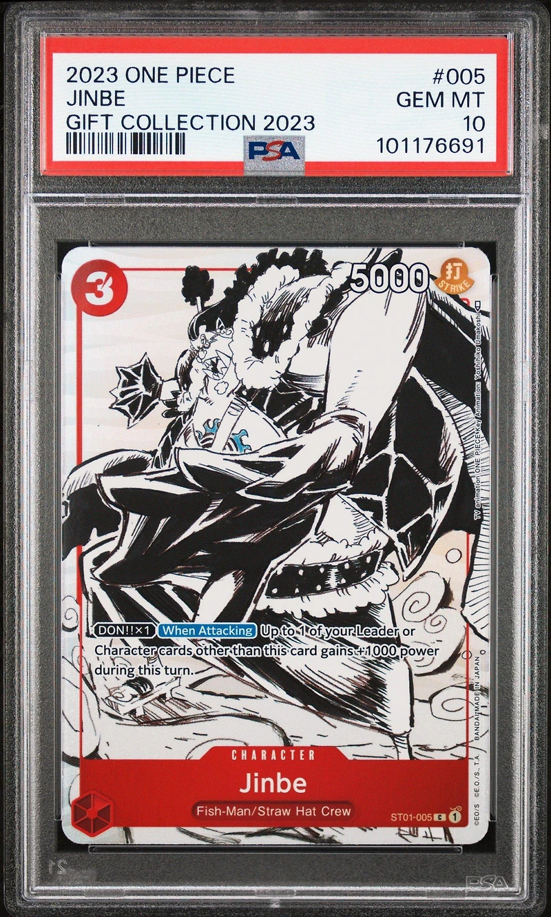 2023 One Piece Gift Collection 2023 005 Jinbe PSA 10