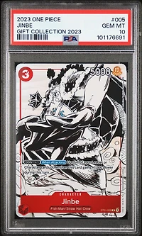 2023 One Piece Gift Collection 2023 005 Jinbe PSA 10