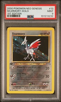 2000 Pokemon Neo Genesis 1st Edition 13 Skarmory-holo PSA
