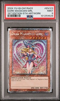 2024 Yu-gi-oh! Ra03-quarter Century Bonanza En123 Dark Magician Girl 1st Edition-5th Tcg Artwork PSA