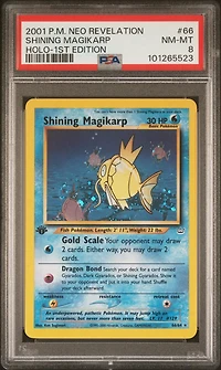 2001 Pokemon Neo Revelation 1st Edition 66 Shining Magikarp-holo PSA