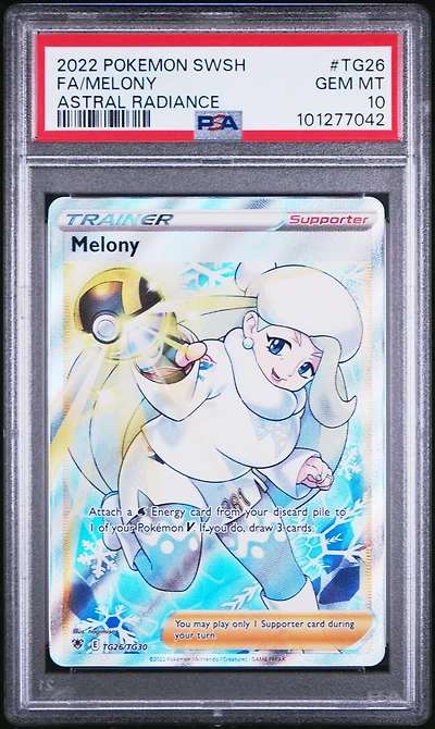 2022 Pokemon Sword & Shield Astral Radiance Tg26 Full Art/melony PSA
