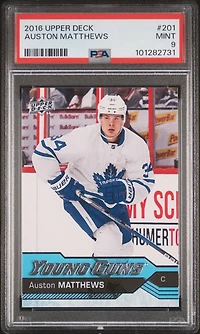 2016 Upper Deck 201 Auston Matthews PSA