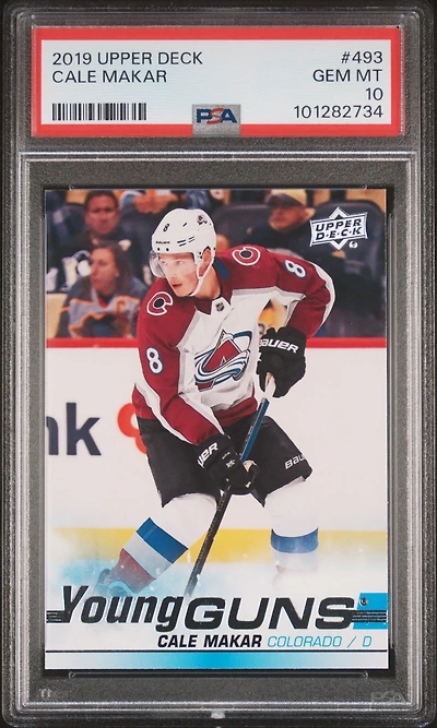 2019 Upper Deck 493 Cale Makar PSA
