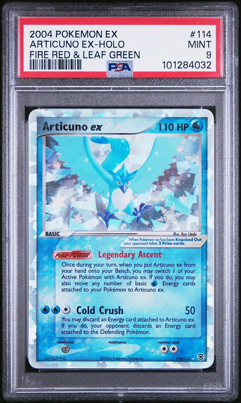 2004 Pokemon Ex Fire Red & Leaf Green 114 Articuno Ex-holo PSA