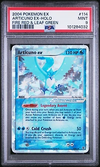 2004 Pokemon Ex Fire Red & Leaf Green 114 Articuno Ex-holo PSA