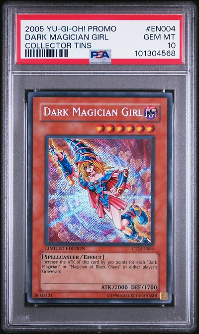 2005 Yu-gi-oh! Promo En004 Dark Magician Girl Collector Tins PSA