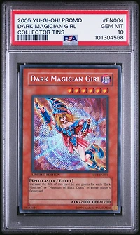 2005 Yu-gi-oh! Promo En004 Dark Magician Girl Collector Tins PSA