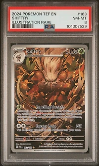 2024 Pokemon Tef En-temporal Forces 163 Shiftry Illustration Rare PSA
