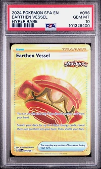 2024 Pokemon Sfa En-shrouded Fable 096 Earthen Vessel Hyper Rare PSA