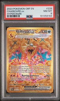 2023 Pokemon Obf En-obsidian Flames 228 Charizard Ex Hyper Rare PSA