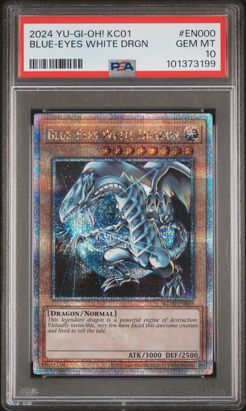 2024 Yu-gi-oh! Kc01-25th Anniversary Ultimate Kaiba Set En000 Blue-eyes White Dragon PSA 10