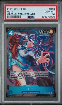 2023 One Piece Op05-awakening Of The New Era 043 Ulti Alternate Art PSA 10
