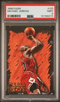 1996 Fleer 123 Michael Jordan PSA 9