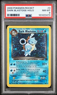 2000 Pokemon Rocket 3 Dark Blastoise-holo PSA
