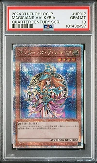2024 Yu-gi-oh! Japanese Qclp-quarter Century Limited Pack Jp017 Magician's Valkyria Quarter Century Secret Rare PSA 10