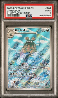 2023 Pokemon Par En-paradox Rift 204 Garbodor Illustration Rare PSA