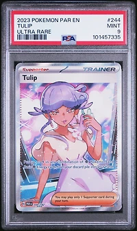 2023 Pokemon Par En-paradox Rift 244 Tulip Ultra Rare PSA