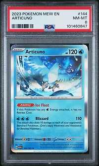2023 Pokemon Mew En-151 144 Articuno PSA