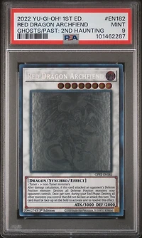 2022 Yu-gi-oh! Gfp2-ghosts From The Past: The 2nd Haunting En182 Red Dragon Archfiend 1st Edition PSA